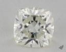 0.52 Carat J-VVS1 Ideal Cut Cushion Diamond 