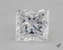 0.72 Carat D-VS2 Very Good Cut Princess Diamond 