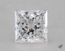 1.10 Carat D-VVS1 Ideal Cut Princess Diamond 