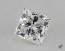 0.77 Carat H-SI2 Very Good Cut Princess Diamond 