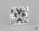 0.31 Carat E-VS1 Ideal Cut Princess Diamond 