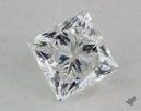 0.33 Carat G-VS1 Ideal Cut Princess Diamond 