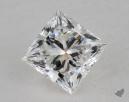 0.52 Carat F-I1 Very Good Cut Princess Diamond 