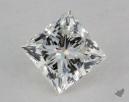 0.54 Carat H-SI1 Ideal Cut Princess Diamond 