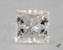 1.71 Carat I-SI1 Ideal Cut Princess Diamond 