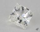 1.02 Carat G-SI1 Very Good Cut Princess Diamond 