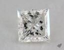 1.02 Carat G-SI1 Excellent Cut Princess Diamond 