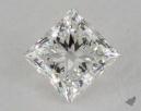1.22 Carat H-VS2 Ideal Cut Princess Diamond 
