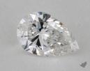 0.71 Carat E-SI2 Ideal Cut Pear Diamond 