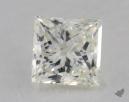 1.01 Carat J-VS1 Very Good Cut Princess Diamond 
