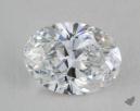 1.00 Carat D-VS2 Very Good Cut Oval Diamond 