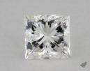 0.74 Carat H-VS1 Very Good Cut Princess Diamond 