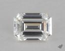 0.71 Carat F-SI1 Very Good Cut Emerald Diamond 