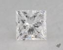 0.53 Carat F-SI1 Ideal Cut Princess Diamond 