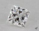 0.57 Carat F-VS2 Ideal Cut Princess Diamond 