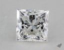 0.56 Carat F-VS2 Ideal Cut Princess Diamond 