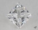 0.50 Carat E-VVS1 Very Good Cut Princess Diamond 