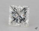 1.00 Carat H-SI2 Very Good Cut Princess Diamond 