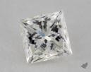 0.62 Carat I-VS1 Ideal Cut Princess Diamond 
