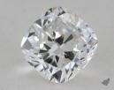 0.70 Carat D-SI1 Fair Cut Cushion Diamond 