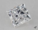 1.01 Carat E-SI2 Very Good Cut Princess Diamond 