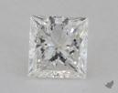 0.50 Carat H-SI1 Very Good Cut Princess Diamond 