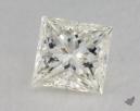 1.08 Carat K-VVS1 Ideal Cut Princess Diamond 