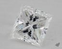 1.00 Carat F-SI2 Very Good Cut Princess Diamond 