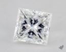1.56 Carat F-SI2 Ideal Cut Princess Diamond 