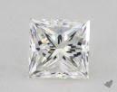 0.72 Carat G-VS1 Very Good Cut Princess Diamond 