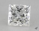 0.61 Carat F-VVS1 Ideal Cut Princess Diamond 