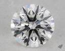 0.53 Carat E-SI2 Excellent Cut Round Diamond 