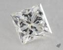 0.73 Carat I-VS1 Very Good Cut Princess Diamond 