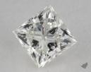 0.76 Carat I-VS1 Very Good Cut Princess Diamond 
