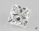 0.72 Carat H-VS2 Ideal Cut Princess Diamond 
