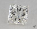 0.76 Carat I-VS2 Ideal Cut Princess Diamond 