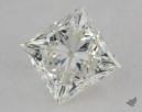 0.74 Carat J-VVS2 Very Good Cut Princess Diamond 