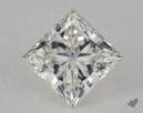 0.71 Carat I-SI1 Ideal Cut Princess Diamond 
