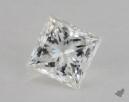 0.84 Carat H-VS2 Ideal Cut Princess Diamond 