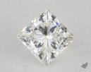 0.56 Carat J-VS2 Ideal Cut Princess Diamond 