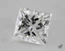 1.04 Carat H-VVS1 Very Good Cut Princess Diamond 