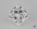 0.57 Carat G-VVS2 Ideal Cut Princess Diamond 