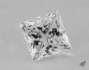 0.55 Carat G-VS2 Ideal Cut Princess Diamond 