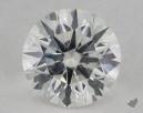 1.22 Carat H-SI1 Excellent Cut Round Diamond 