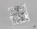 1.00 Carat E-SI1 Very Good Cut Princess Diamond 