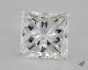 1.21 Carat H-VS2 Very Good Cut Princess Diamond 