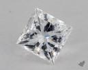 1.02 Carat D-VVS2 Ideal Cut Princess Diamond 