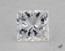 1.00 Carat G-SI2 Ideal Cut Princess Diamond 