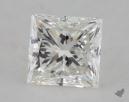 1.05 Carat H-VS2 Very Good Cut Princess Diamond 