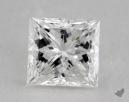 1.05 Carat E-SI2 Ideal Cut Princess Diamond 